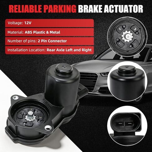 Hex Autoparts 12-TORX الفرجار الخلفي وقوف السيارات الفرامل المحرك المؤازر متوافق مع أودي A6 A7 A8 S6 S8 RS7 2010-2018، محرك فرامل الانتظار الإلكتروني يستبدل 4H0998281 4F0998281B 32335478 in Kuwait