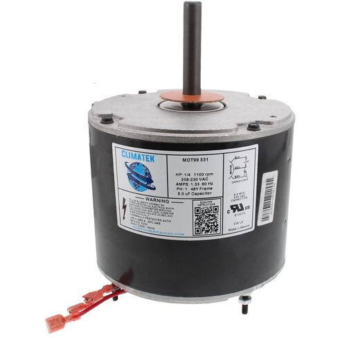 9336-321 - ClimaTek Upgraded 1/4 HP 208-230V Condenser Fan Motor Fits York in Kuwait
