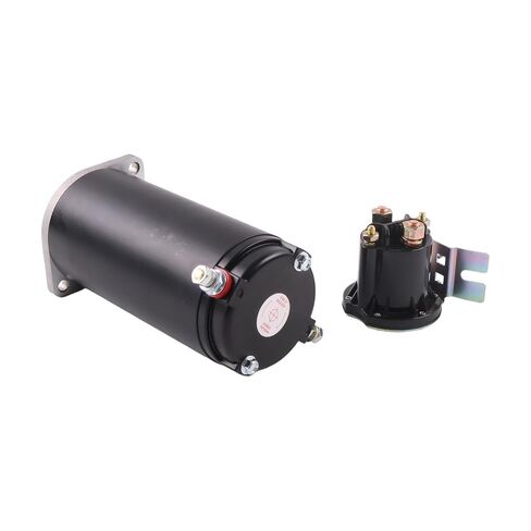 Hydraulic Pump Motor 179327 414850 Solenoid W/Bracket 161394 for Lippert | 684-1211-212 Compatible with Lippert Unidirectional Power Unit RV Leveling System in Kuwait