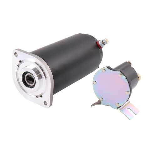 Hydraulic Pump Motor 179327 414850 Solenoid W/Bracket 161394 for Lippert | 684-1211-212 Compatible with Lippert Unidirectional Power Unit RV Leveling System in Kuwait