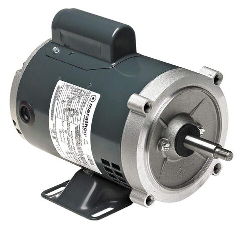 Marathon J056 56J إطار مفتوح مقاوم للتنقيط 56C34D2120 محرك مضخة نفاثة، 3/4 حصان، 3600 دورة في الدقيقة، 115/208-230 فولت تيار متردد، مرحلة واحدة، سرعة واحدة، محمل كروي، وجه C مع قاعدة، تشغيل مكثف in Kuwait