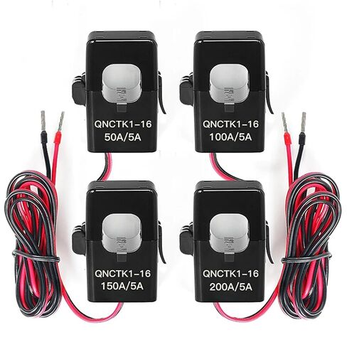 1 قطعة سبليت الأساسية محول التيار ct المشبك QNCTK1-16 50/5 100/5 150/5 200/5 التيار المتناوب الاستشعار الحالي سبليت محول التيار 100A 5A 200A(QNCTK1-16 200A-5A) in Kuwait