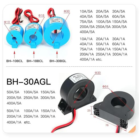 1 قطعة سبليت الأساسية محول التيار ct المشبك QNCTK1-16 50/5 100/5 150/5 200/5 التيار المتناوب الاستشعار الحالي سبليت محول التيار 100A 5A 200A(QNCTK1-16 200A-5A) in Kuwait