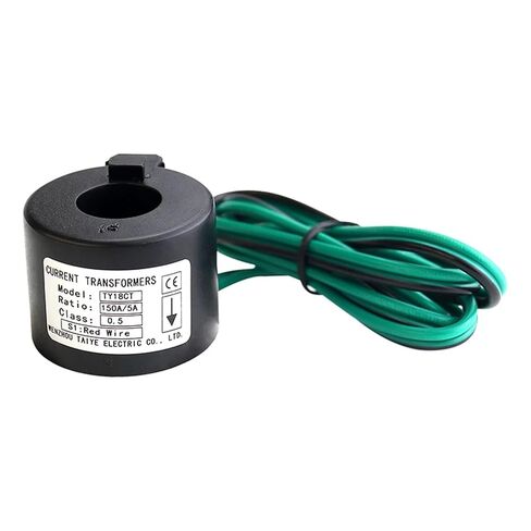 1 قطعة المشبك محول الحالي حلقية محول الحالي KCT18 50A 75A 100A 150A 200A الدين السكك الحديدية CT الاستشعار (75A) in Kuwait