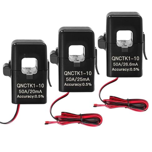1 قطعة سبليت الأساسية محول التيار الاستشعار QNCTK1-10 50A 25mA 5A 2.5mA 10A 5mA 20A 20mA 100A فتح نوع محول التيار ct المشبك (QNCTK1-10 50A-40mA) in Kuwait
