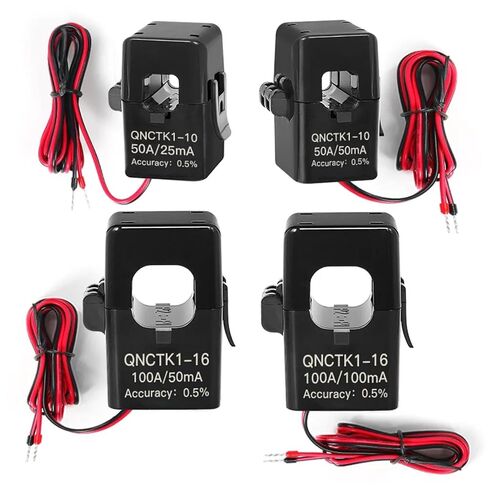 1 قطعة سبليت الأساسية محول التيار الاستشعار QNCTK1-10 50A 25mA 5A 2.5mA 10A 5mA 20A 20mA 100A فتح نوع محول التيار ct المشبك (QNCTK1-10 50A-40mA) in Kuwait