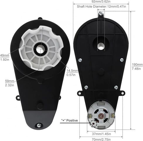 24V RS550 40000RPM علبة التروس ركوب على علبة التروس عجلات السيارة علبة التروس عالية السرعة DC الإلكترونية كاتب in Kuwait