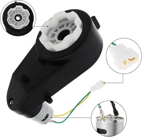 24V RS550 40000RPM علبة التروس ركوب على علبة التروس عجلات السيارة علبة التروس عالية السرعة DC الإلكترونية كاتب in Kuwait