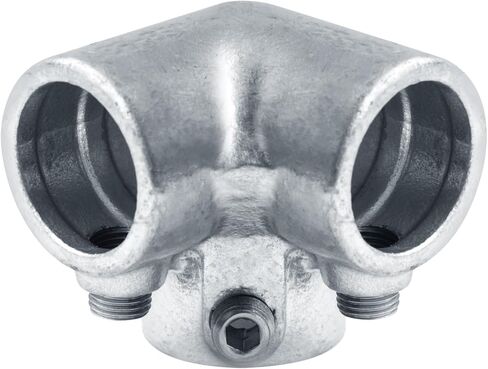 4 PCS Structural Pipe Fitting, 3 Way Corner Elbow Connector | Fits 1" Schedule 40 Galvanized Pipe in Kuwait