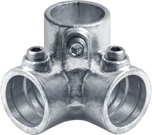 4 PCS Structural Pipe Fitting, 3 Way Corner Elbow Connector | Fits 1" Schedule 40 Galvanized Pipe in Kuwait