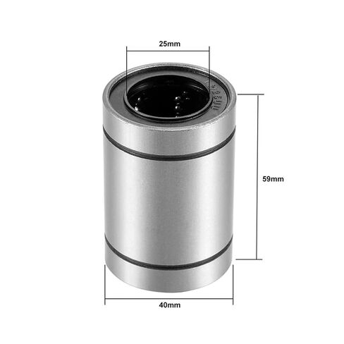 Small Sealed Steel Ball Bearing Linear Ball Bearings 25mm Bore Dia 40mm OD 59mm Length (LM25UU Pack of 4) in Kuwait