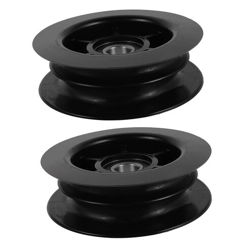 2pcs Forklift Dual Groove Nylon Bearing Pulley Wheels for Hydraulic Hose Guide, 3 Ton Heavy Duty Forklift Cable and Chain Pulley Replacement Parts for Industrial Lifting in Kuwait