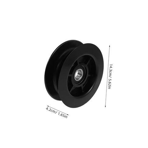 2pcs Forklift Dual Groove Nylon Bearing Pulley Wheels for Hydraulic Hose Guide, 3 Ton Heavy Duty Forklift Cable and Chain Pulley Replacement Parts for Industrial Lifting in Kuwait