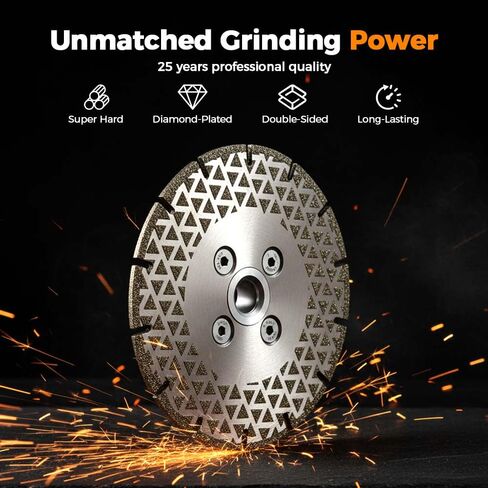 Angle Grinding Wheel, High Strength Diamond Cutting Wheel Blade, Flap Discs for Metal, Steel, Concrete, Stone, Tile (4.5-in) in Kuwait