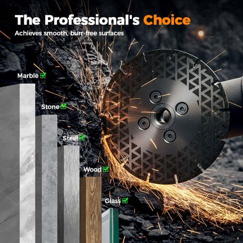 Angle Grinding Wheel, High Strength Diamond Cutting Wheel Blade, Flap Discs for Metal, Steel, Concrete, Stone, Tile (4.5-in) in Kuwait