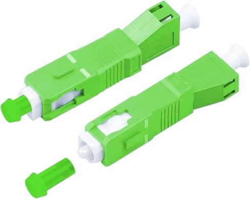 SC/APC Male to LC/APC Female Simplex Hybrid Optical Fiber Connector Fiber Flange Single Mode Adapter for FTTH Coupler(1pcs) in Saudi Arabia