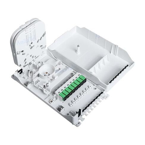 Optical Fiber Terminal Box FTTH Distribution 8 Core wall-Mounted Indoor and Outdoor Optical(with Adapter) in Saudi Arabia