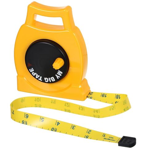 Toyvian Kids Tape Measure Toy for Toddlers Hand-Wound Retractable Tapeline with Inch and Centimeter Markings Lightweight and Durable Educational Measuring Tool for Learning and Play in Kuwait