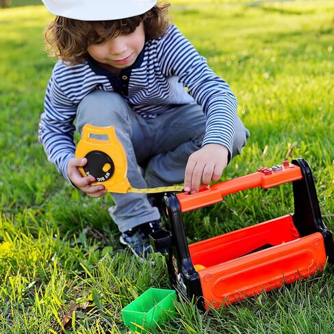 Toyvian Kids Tape Measure Toy for Toddlers Hand-Wound Retractable Tapeline with Inch and Centimeter Markings Lightweight and Durable Educational Measuring Tool for Learning and Play in Kuwait