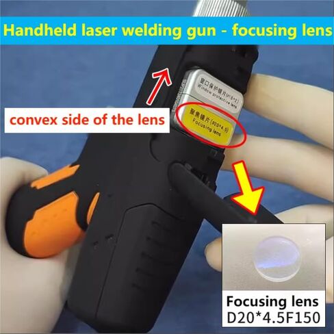 D16/D20/D30 Laser Welding Gun Collimating Lens CQWY Weld Head Focusing Lenses F50/F60/F150/F200/F600/F800 for SUP20S/T 21S/T 23S/T 28T/F 29F 31T/F 21C 22C (OEM/JGS1, D20T4.5F800) in Kuwait