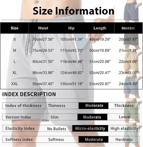 Gym Shorts Men 7 Inch Compression Soccer Small Shorts with Zipper Pockets Booty 7 Inch Inseam Golf Short in Kuwait