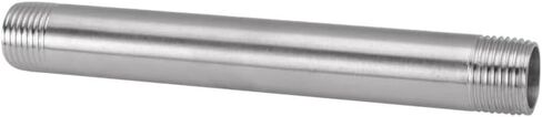 Length50-300mm BSP Male Thread Long Nipple 304 Stainless Steel Pipe Fitting Connector(50mm Length,2") in Kuwait