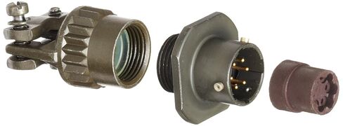 PT01E-10-6P Circular Connector Pin Environmental Resisting with Strain Relief Bayonet Coupling Solder Termination Cable Connecting Plug 10-6 Insert Arrangement 10 Shell Size 6 Contacts in Saudi Arabia