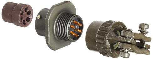 PT01E-10-6P Circular Connector Pin Environmental Resisting with Strain Relief Bayonet Coupling Solder Termination Cable Connecting Plug 10-6 Insert Arrangement 10 Shell Size 6 Contacts in Saudi Arabia