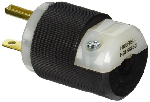 HBL5666C Plug 15 amp 250V 6-15P Black/White in Kuwait