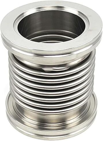 ISO63 ISO80 ISO100 ISO160 Ferrule x Length 100-1000mm SUS304 Stainless Steel Vacuum Hose Flexible Tube Fitting(ISO160,400MM_ISO SIZE - LENGTH) in Kuwait