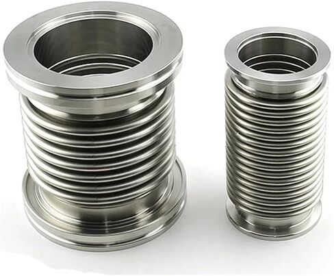 ISO63 ISO80 ISO100 ISO160 Ferrule x Length 100-1000mm SUS304 Stainless Steel Vacuum Hose Flexible Tube Fitting(ISO160,400MM_ISO SIZE - LENGTH) in Kuwait