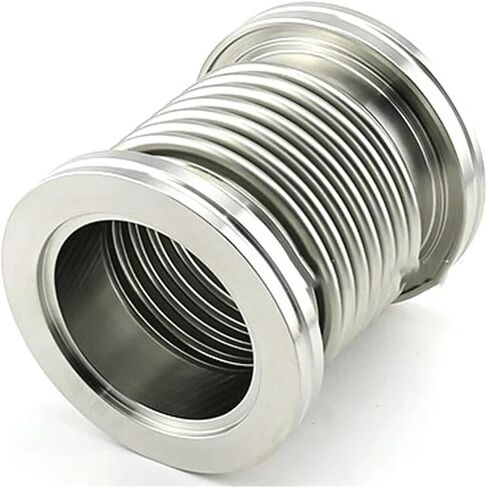 ISO63 ISO80 ISO100 ISO160 Ferrule x Length 100-1000mm SUS304 Stainless Steel Vacuum Hose Flexible Tube Fitting(ISO160,400MM_ISO SIZE - LENGTH) in Kuwait