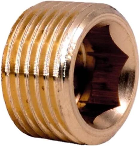 10 قطعة 3/8 "NPT bspt نهاية غطاء غاطسة Interel عرافة المقبس تركيب الأنابيب النحاسية وقود الغاز المياه (BSPT) in Kuwait