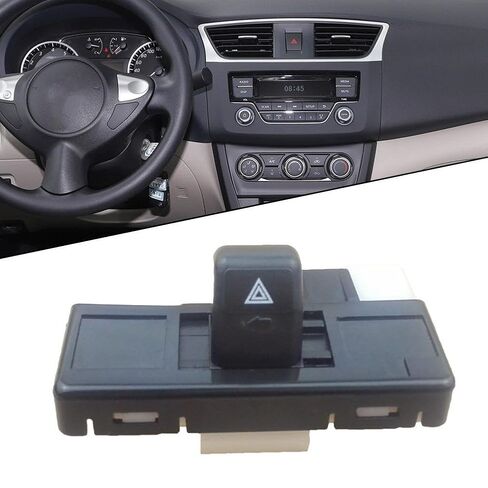 Convenient Hazard Switch for for Nissan Car Small Size Light Weight Easy to Use in Kuwait