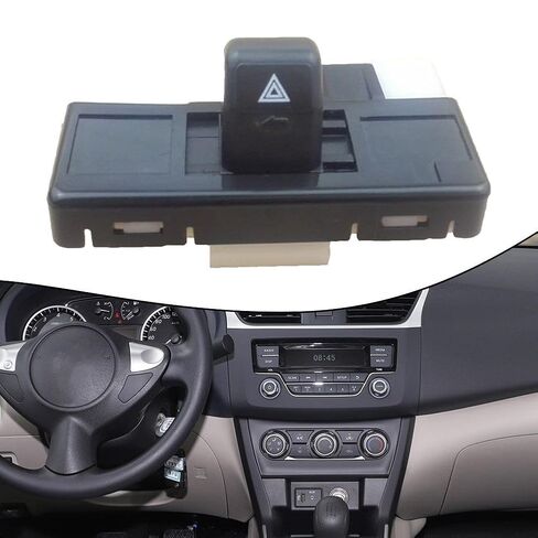 Convenient Hazard Switch for for Nissan Car Small Size Light Weight Easy to Use in Kuwait