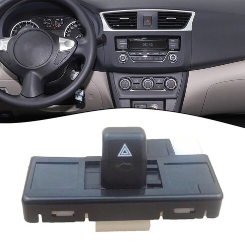 Convenient Hazard Switch for for Nissan Car Small Size Light Weight Easy to Use in Kuwait