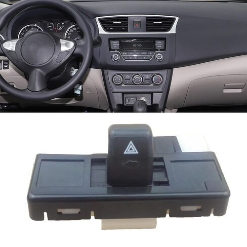 Convenient Hazard Switch for for Nissan Car Small Size Light Weight Easy to Use in Kuwait