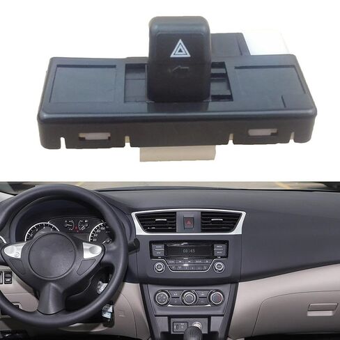Convenient Hazard Switch for for Nissan Car Small Size Light Weight Easy to Use in Kuwait