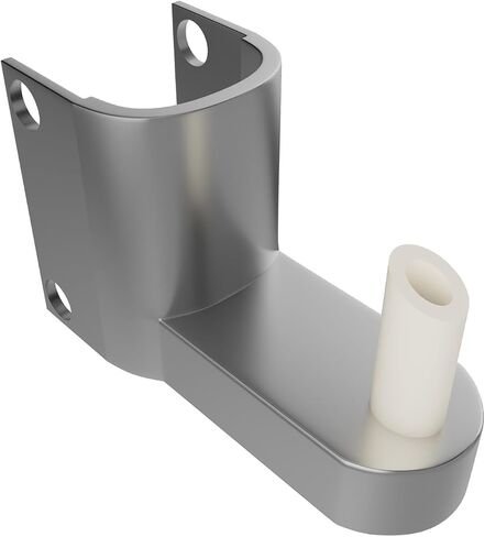Brixwell Bottom Hinge Bracket with Fastener, 1-5/32" Size,1/2" Diameter, Metal Material, Polished Chrome Finish, Door Hinge Hardware with Sleek Design in Kuwait