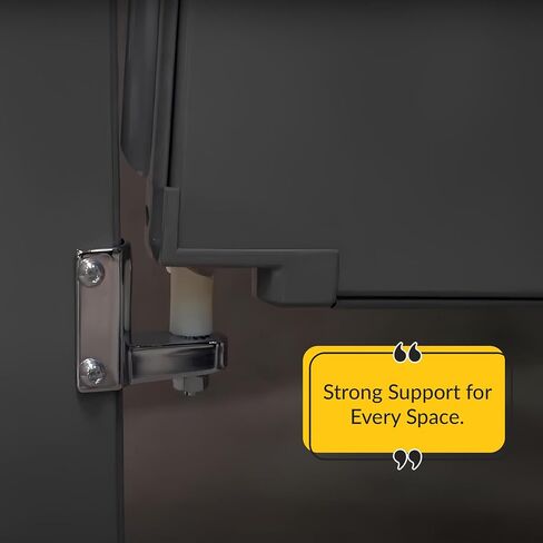 Brixwell Bottom Hinge Bracket with Fastener, 1-5/32" Size,1/2" Diameter, Metal Material, Polished Chrome Finish, Door Hinge Hardware with Sleek Design in Kuwait
