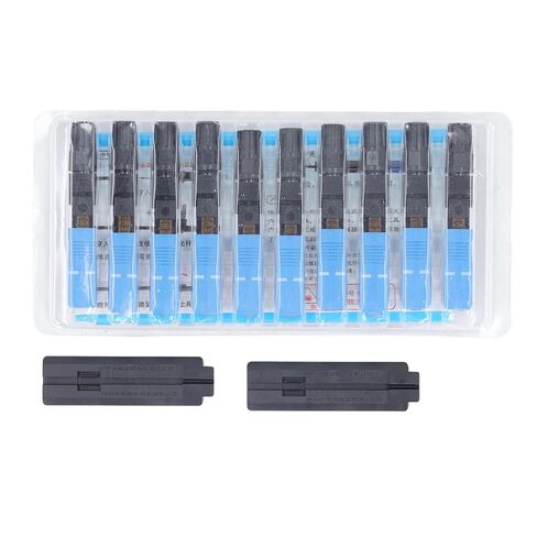 مجموعة موصلات الألياف البصرية 100 قطعة من Mingzhe موصل سريع سهل التركيب للبيئات الباردة من فئة الاتصالات ABS in Kuwait