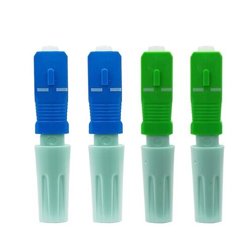 SC SM Single-Mode Optical Connector FTTH Tool Cold Connector Tool SC UPC Fiber Optic Fast Connector(APC UPC 50PCS J) in Saudi Arabia