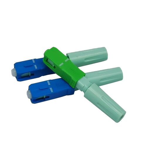 SC SM Single-Mode Optical Connector FTTH Tool Cold Connector Tool SC UPC Fiber Optic Fast Connector(APC UPC 50PCS J) in Saudi Arabia