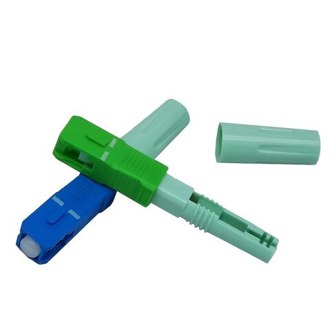SC SM Single-Mode Optical Connector FTTH Tool Cold Connector Tool SC UPC Fiber Optic Fast Connector(APC UPC 50PCS J) in Saudi Arabia