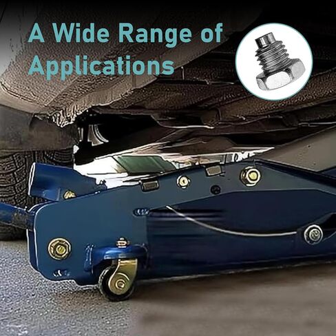 WZP 2PCS Car Floor Jack Handle Bolts, 3 Ton 4 Ton Horizontal Floor Jack Pressure Rod Fixed Screw, Replacement for Hydraulic Top Handle, Horizontal Car Floor Jack Tiny Spare Accessories in Kuwait