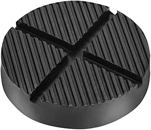 Universal Floor Jack Pad, Thickened Rubber Pinch Weld Jack Adapter Pad/Puck, 3 Ton Load Capacity, Car Lift Frame Rail Protection Accessories for Utility Jack in Kuwait