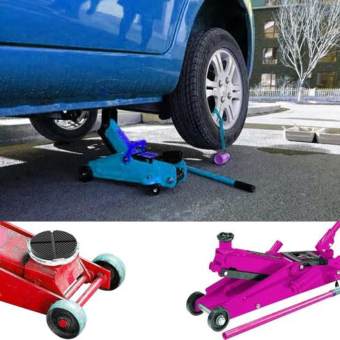 Universal Floor Jack Pad, Thickened Rubber Pinch Weld Jack Adapter Pad/Puck, 3 Ton Load Capacity, Car Lift Frame Rail Protection Accessories for Utility Jack in Kuwait