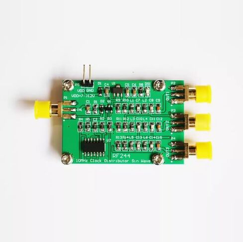 OCXO Signal Conversion 10MHz Pulse Input to sine Wave Output Signal Amplifier with Three outputs RF244 in Kuwait