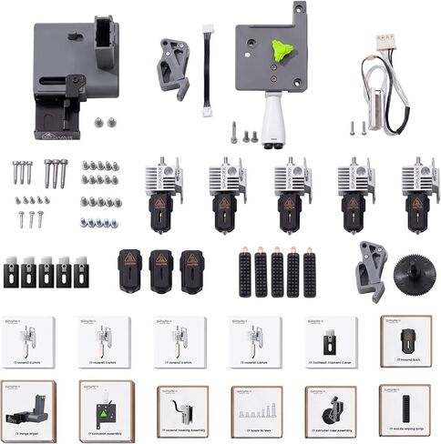 مجموعة PrintEase الرسمية SPARKX i7 من Creality، 12 قطعة بديلة لتغطية 95% من احتياجات الاستبدال، حزمة أجزاء الطابعة ثلاثية الأبعاد، صندوق واحد، لصيانة الطابعة ثلاثية الأبعاد متعددة الألوان in Kuwait