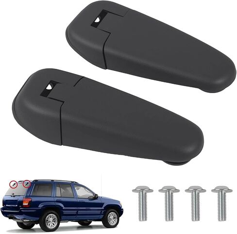 Rear Window Hinge Set Tailgate Liftgate Glass Hinge Left & Right Compatible with Jeep Vehicle 1999 2000 2001 2002 2003 2004 Grand Cherokee Replaces# 5019418AA in Saudi Arabia